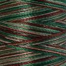 Spule Poly Sheen Multi Forest Woods, bunt mit Dunkelgrün, Braun und Schwarz